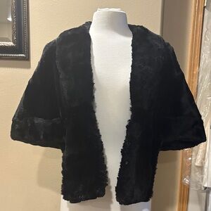 Elegant Black  Fur Women's stole